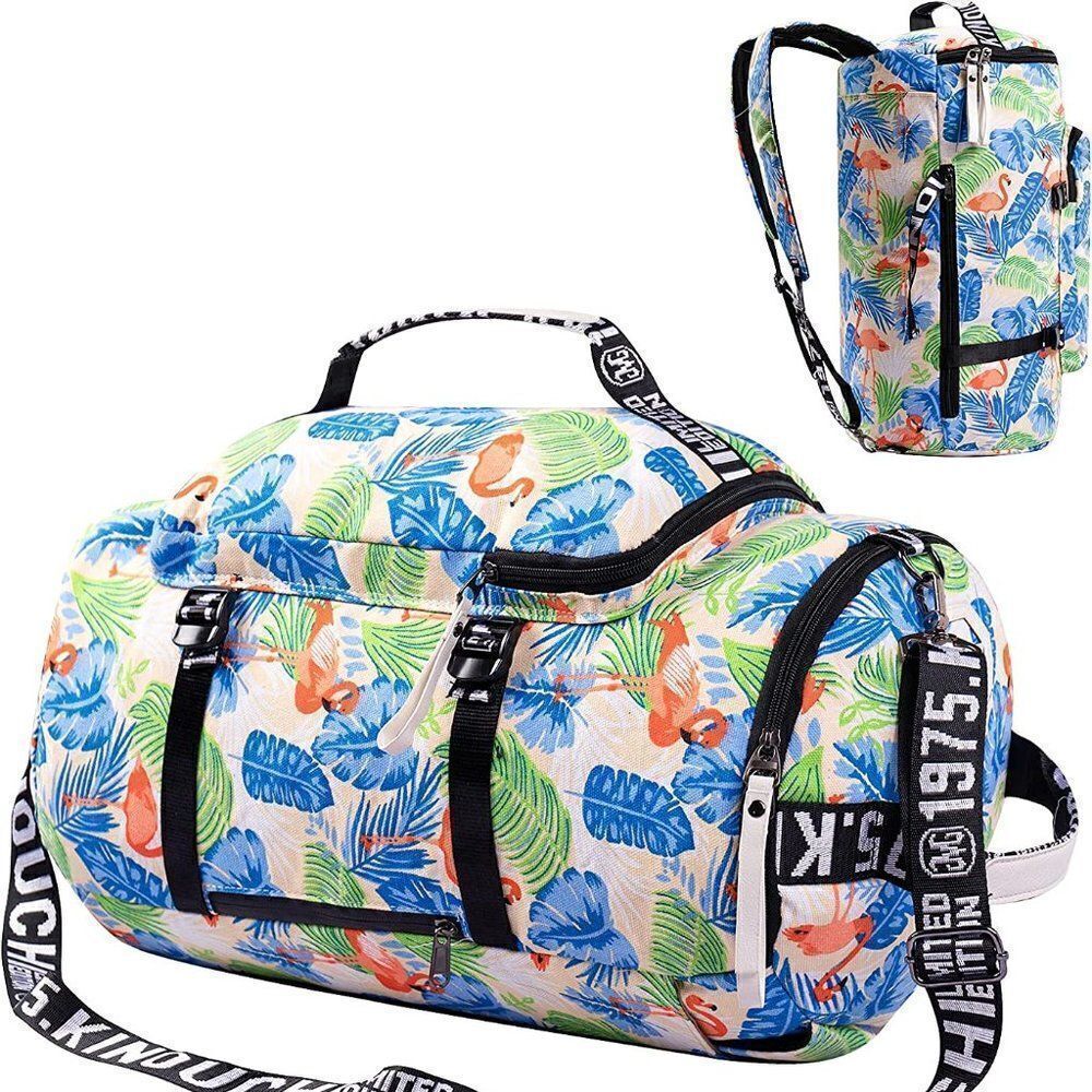 40L Sling Gym Sport Bag Backpack Duffle Bag Weekender Bag Water-resistant Unisex